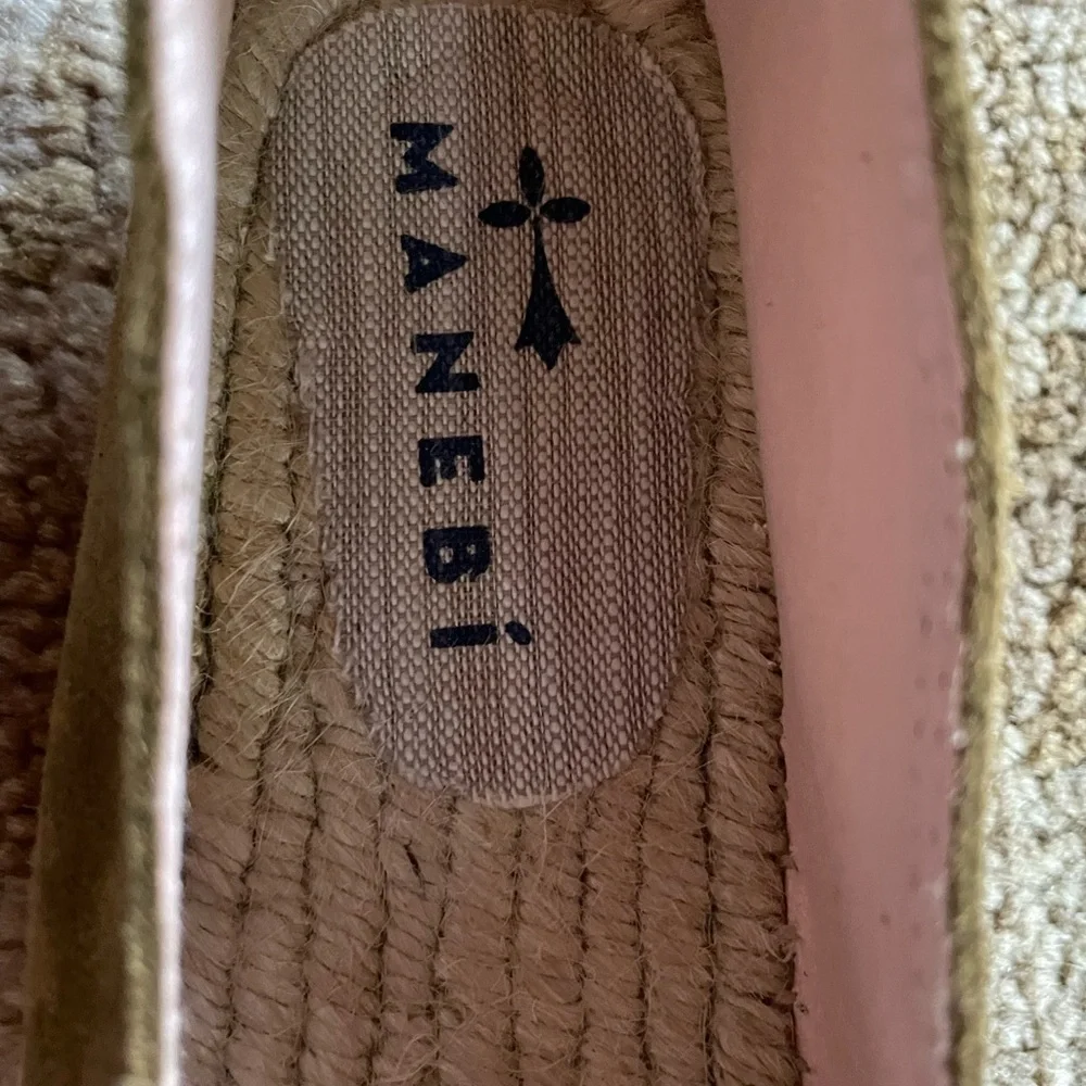 Manebi Suede Flat Espadrilles Hamptons 42